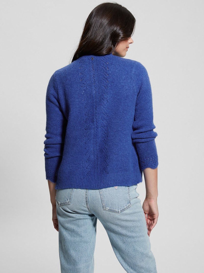 Eco Macie Crochet Cardigan | GUESS