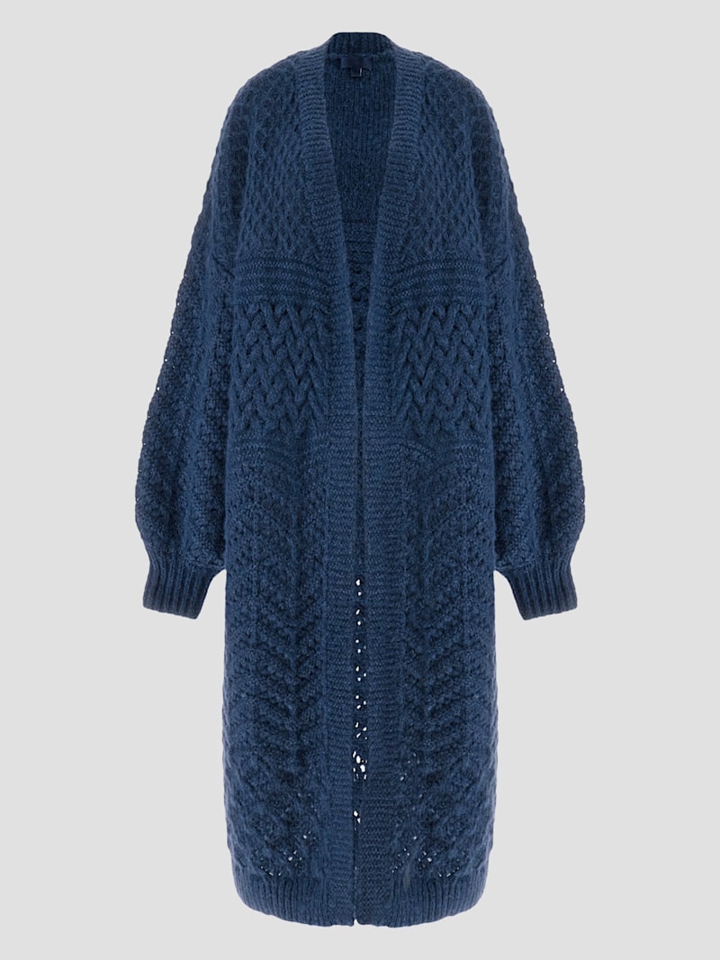 Eco Valeria Mixed Stitch Cardigan | GUESS