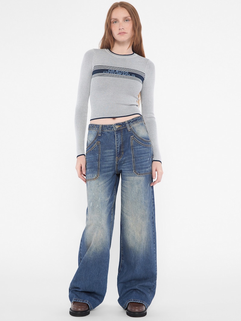 GUESS Originals Logo Sweater Top | GUESS