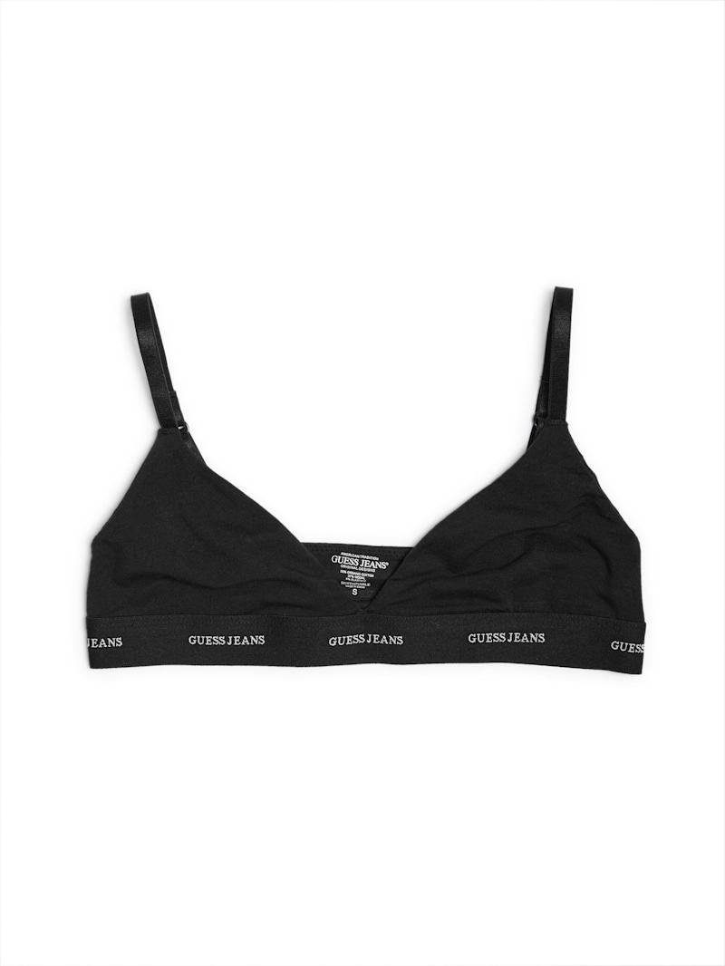 Eco GUESS Jeans Triangle Bralette | GUESS Jeans
