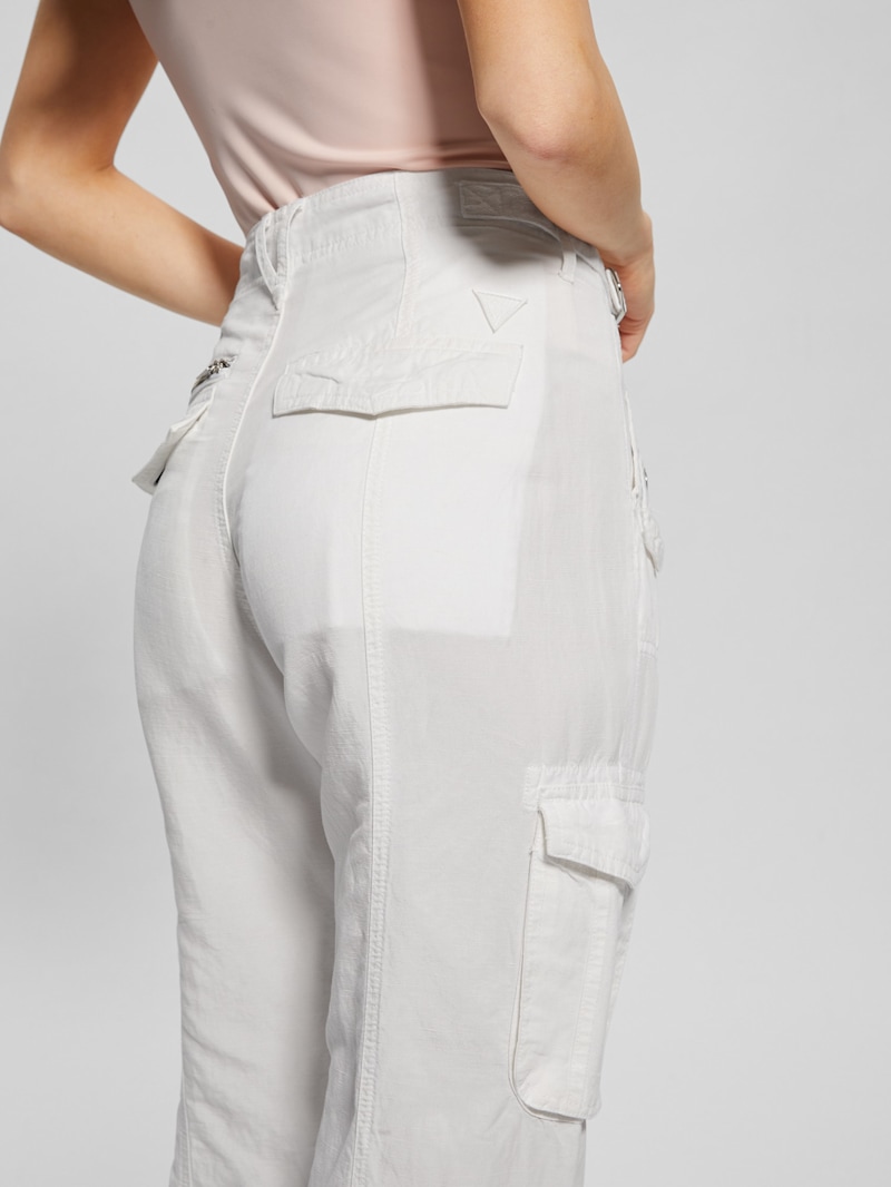 Nessi Linen Cargo Pants | GUESS