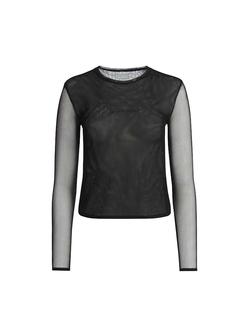 mesh long-sleeve tee | GUESS
