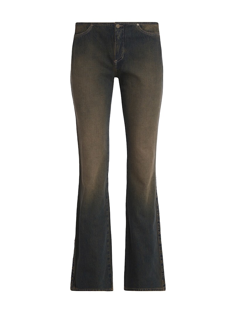 ★ DIAGONAL★ GRUNGE CUTTING DENIM PANTS ivory DA231PT06IV DIAGONAL