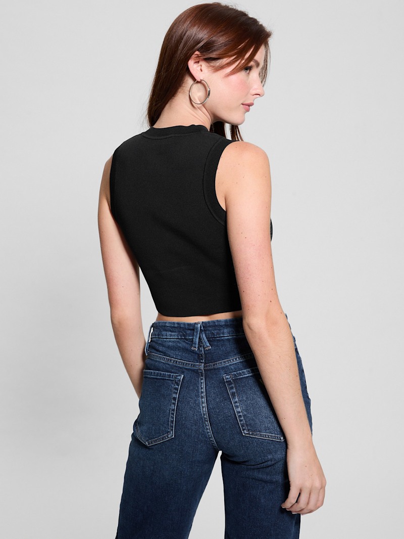 売れ筋商品|||ゲス カットソー トップス レディース Women's Alexia Cropped Rhinestone-Embellished Top Peach Creme 61L-9xyumoL._UY1000_.jpg