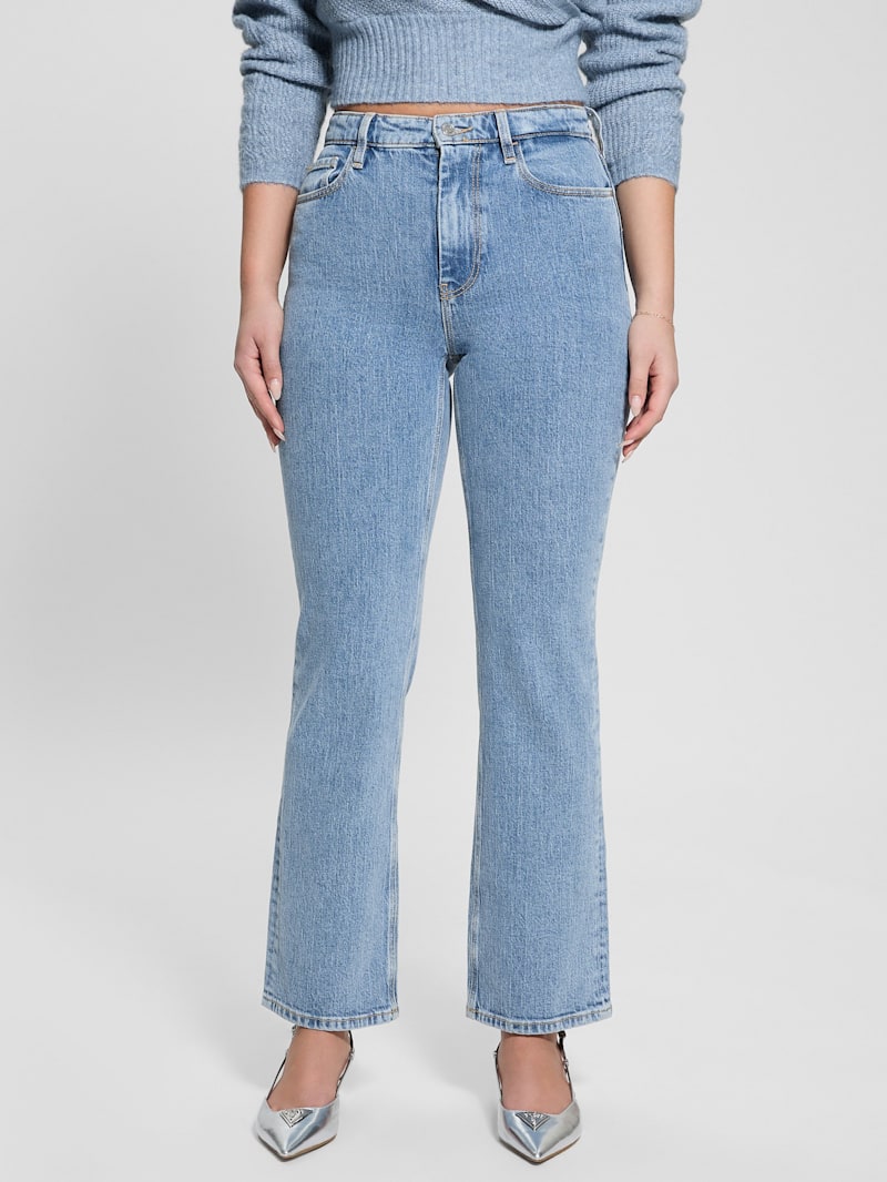 JEANS LADY'S サテンボマージャケット Eco '80s Straight-Leg Jeans | GUESS Canada