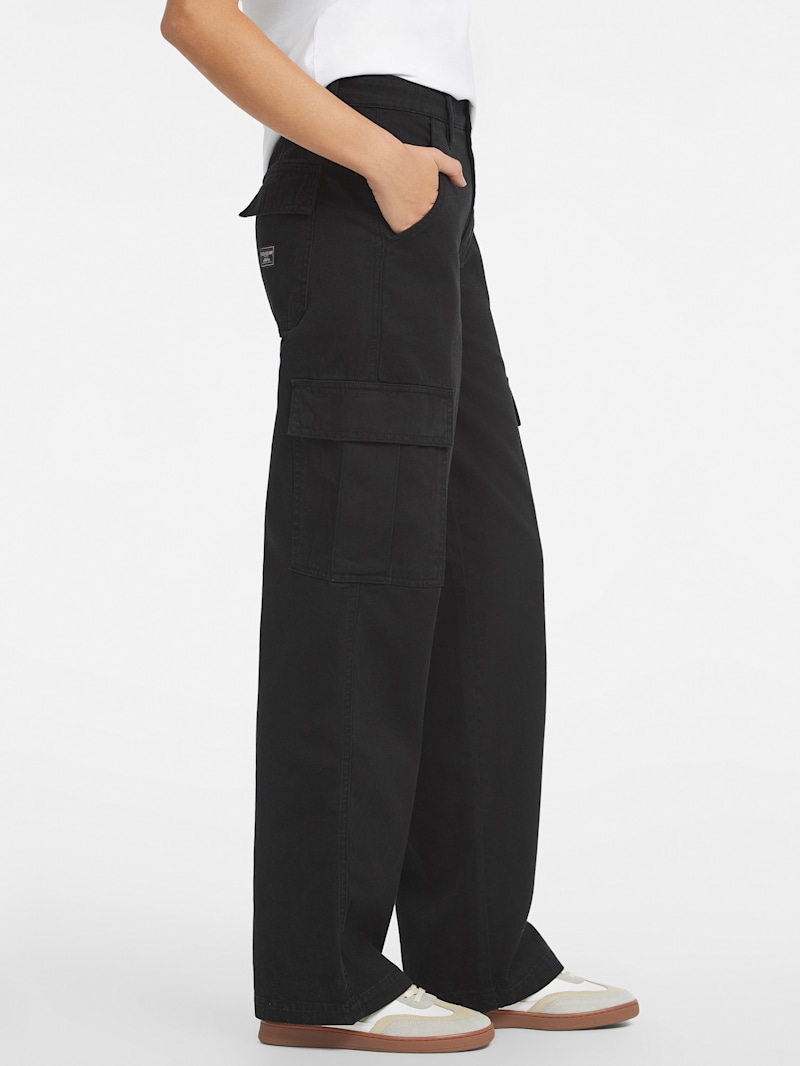 パンツ O BIANI Women Straight Pants CC801VI008190 Black Pull-On Dress Pants - Black Straight Leg Pants | Jones New York