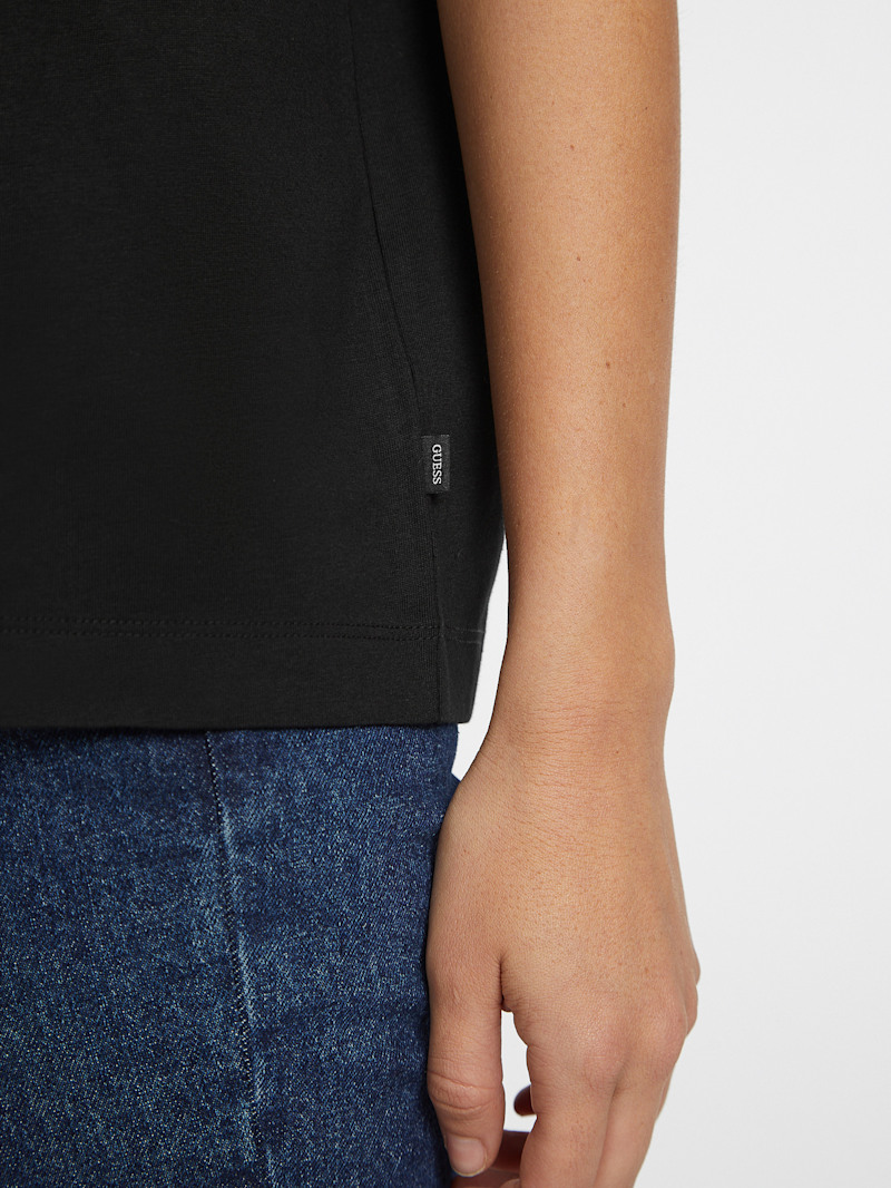 Oversized Mixed Logo Tee | GUESS