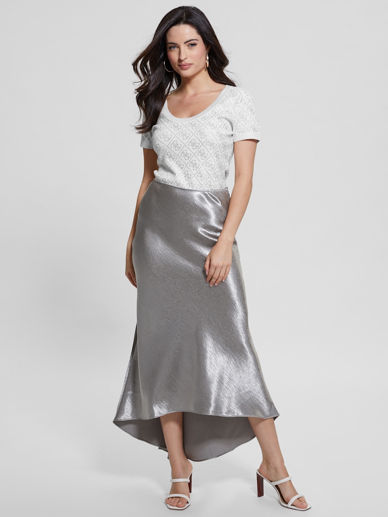 Paige Quattro Rhinestone Top | GUESS
