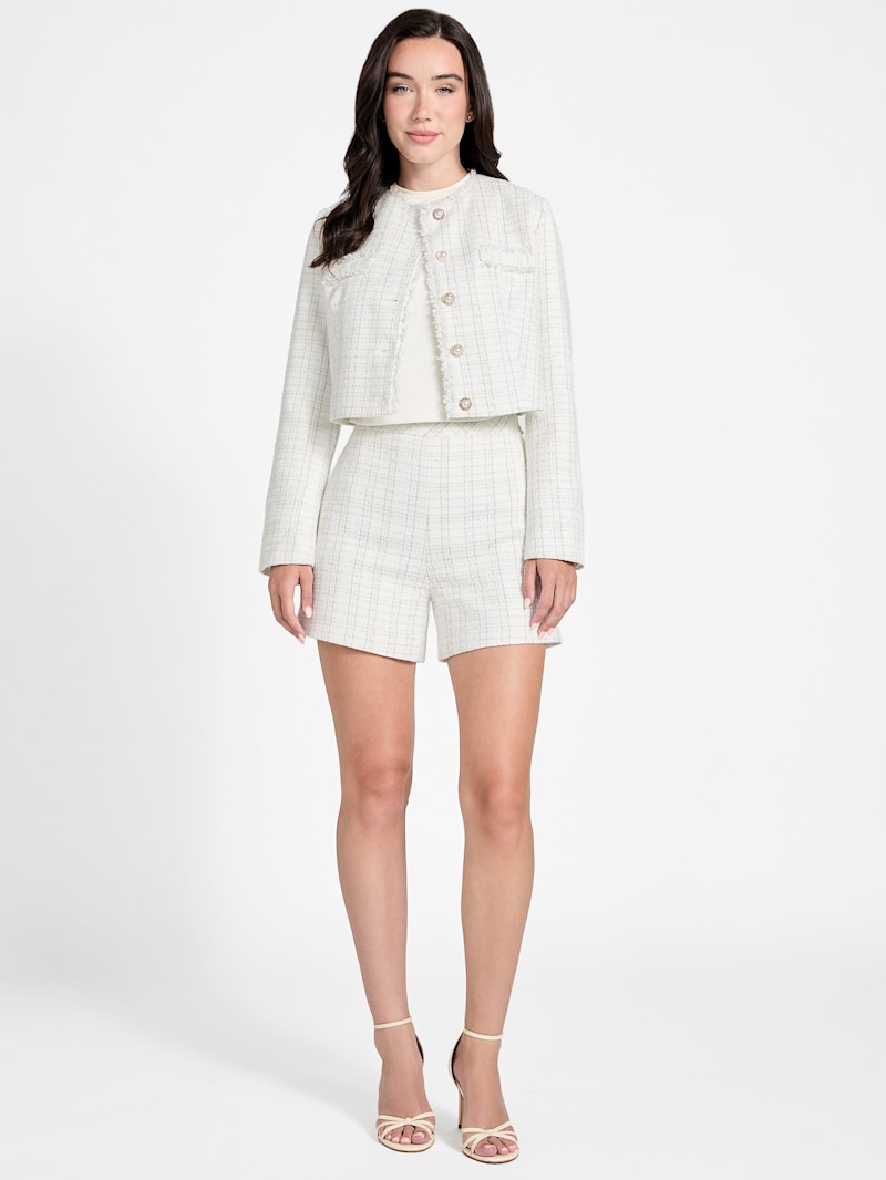 Eco Sandra Tweed Shorts | GUESS