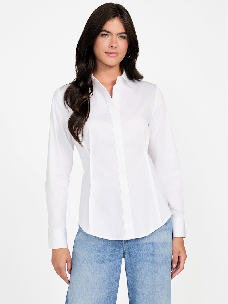 Cassidy Satin Shirt | GUESS
