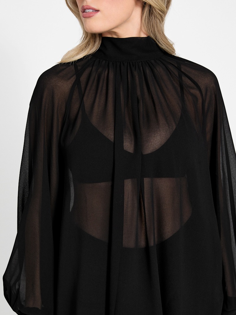 Eco Audrine Bow Blouse | GUESS