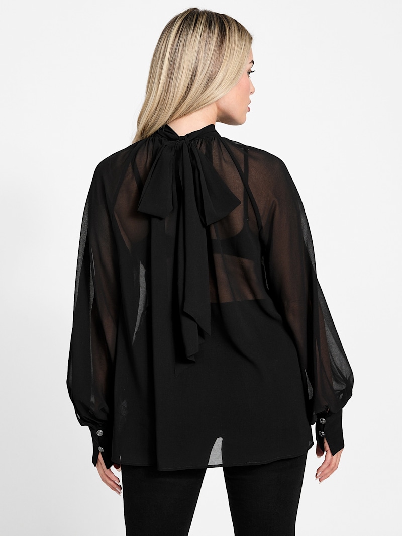 elu. オーロラブラウス M ネイビー Aurora blouse navy elu. オーロラブラウス M ネイビー Aurora blouse navy Aurora