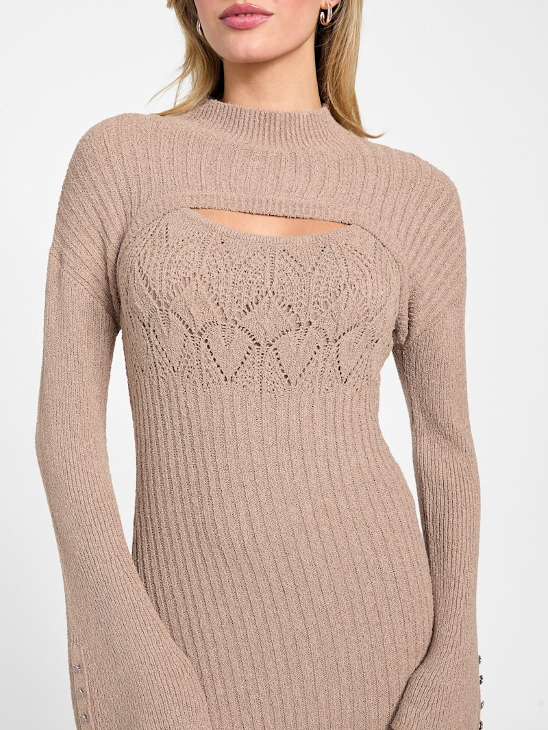 Shinju Sweater Dress and Shrug Set | GUESS