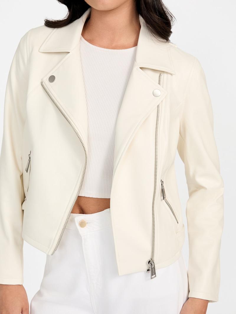 Miko Faux-Leather Moto Jacket | GUESS