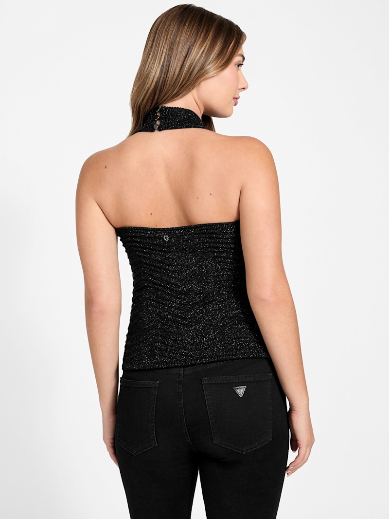 Eco Serina Chevron Sweater Top | GUESS