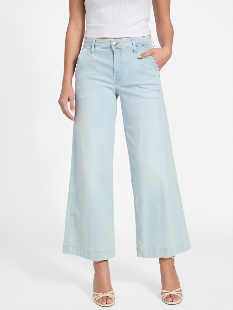★2025SS新作★INEGI★Foggy Wide Denim Pants 2025 STYLE2》 CODE. 25AAP-04-16 ITEM. No.37 Washed Wide