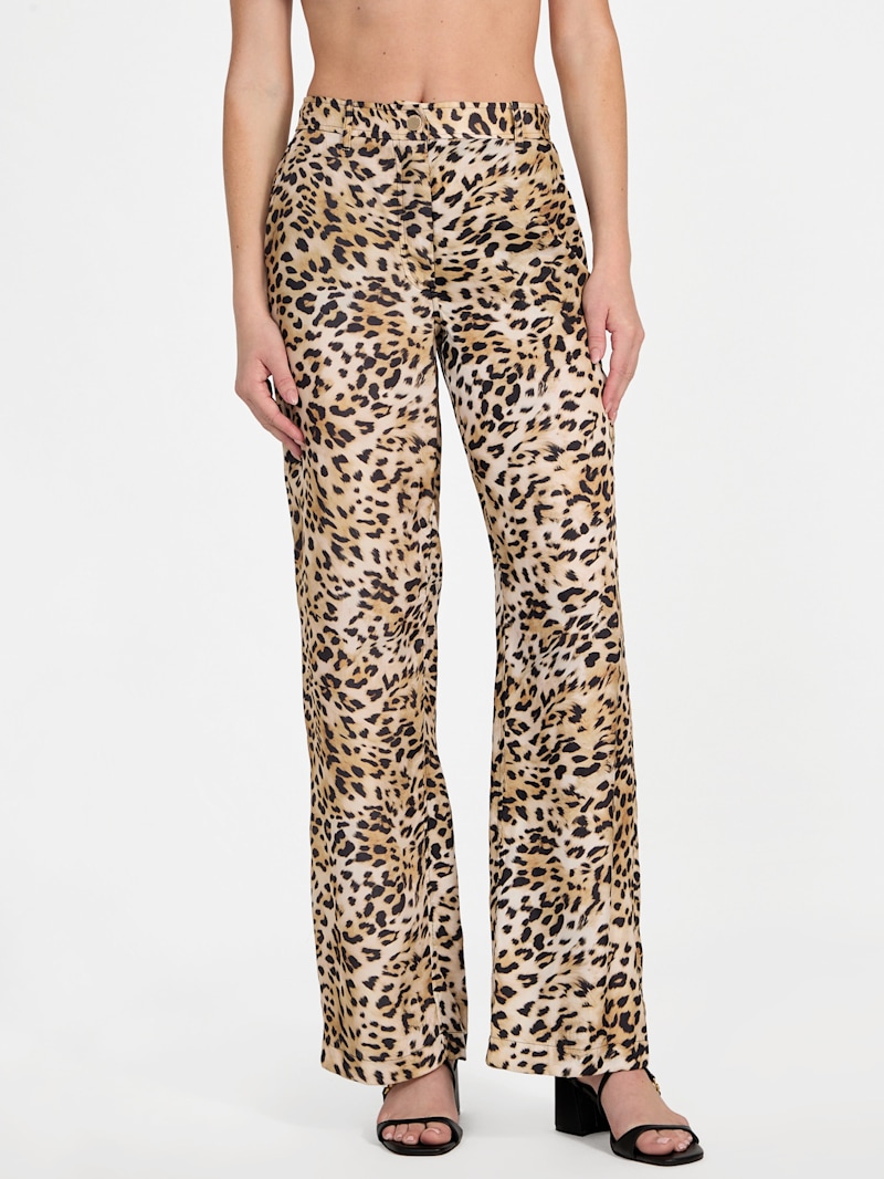 Eco Enora Printed Straight Pants | GUESS