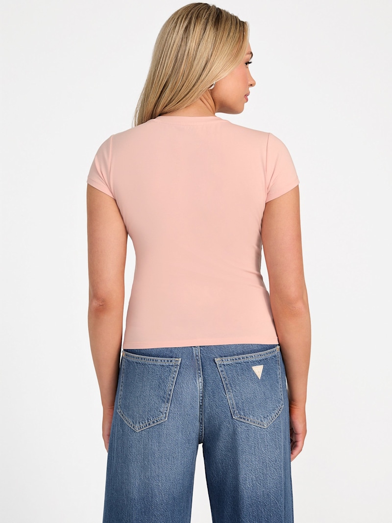 GEOX 売れ筋商品|||ジェオックス Tシャツ トップス レディース T-shirts Pink Geox® T-SHIRT: Women's dawn pink T-Shirt | Geox® SS
