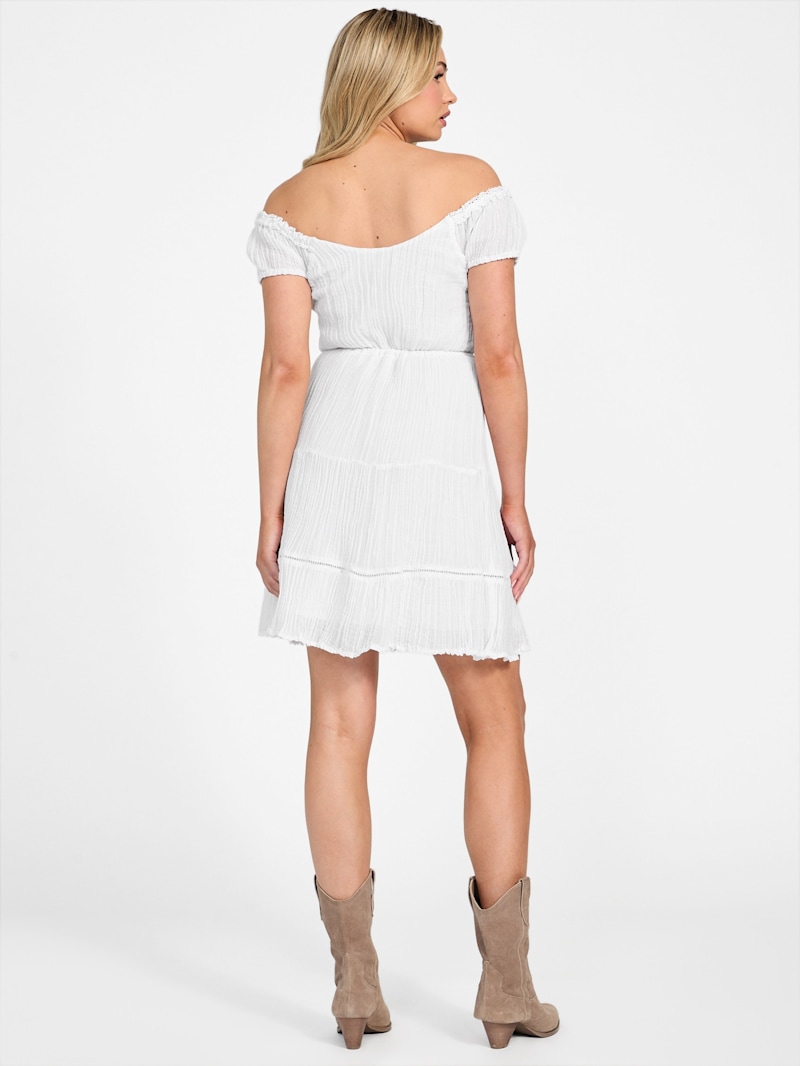 Eco Ciel Gauze Dress | GUESS