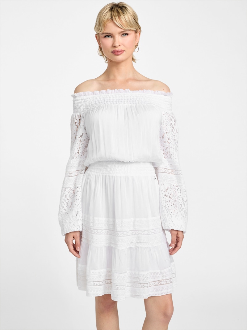 Audrey Off-the-Shoulder Mini Dress | GUESS