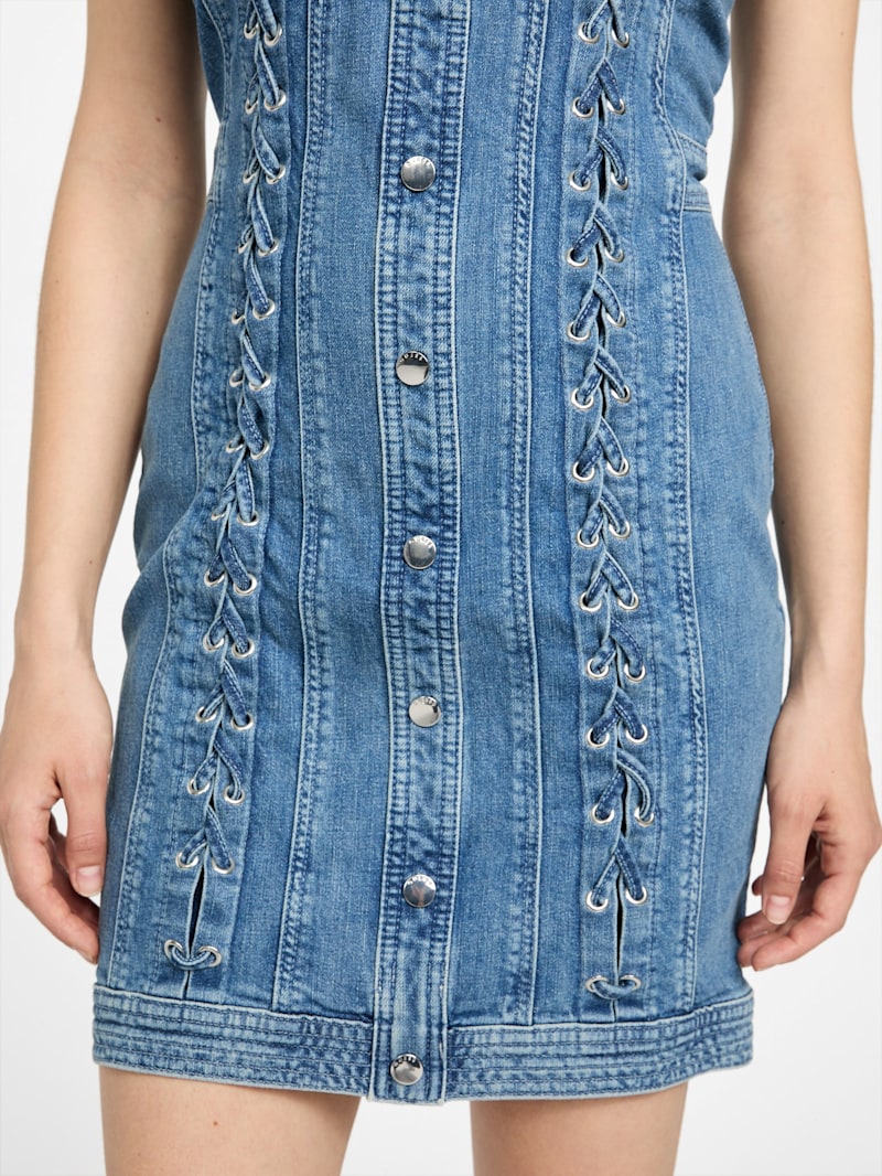 ワンピース GRETA MIDI DENIM DRESS Shop Cinq à Sept - Vega Denim Midi-Dress | Saks Fifth Avenue
