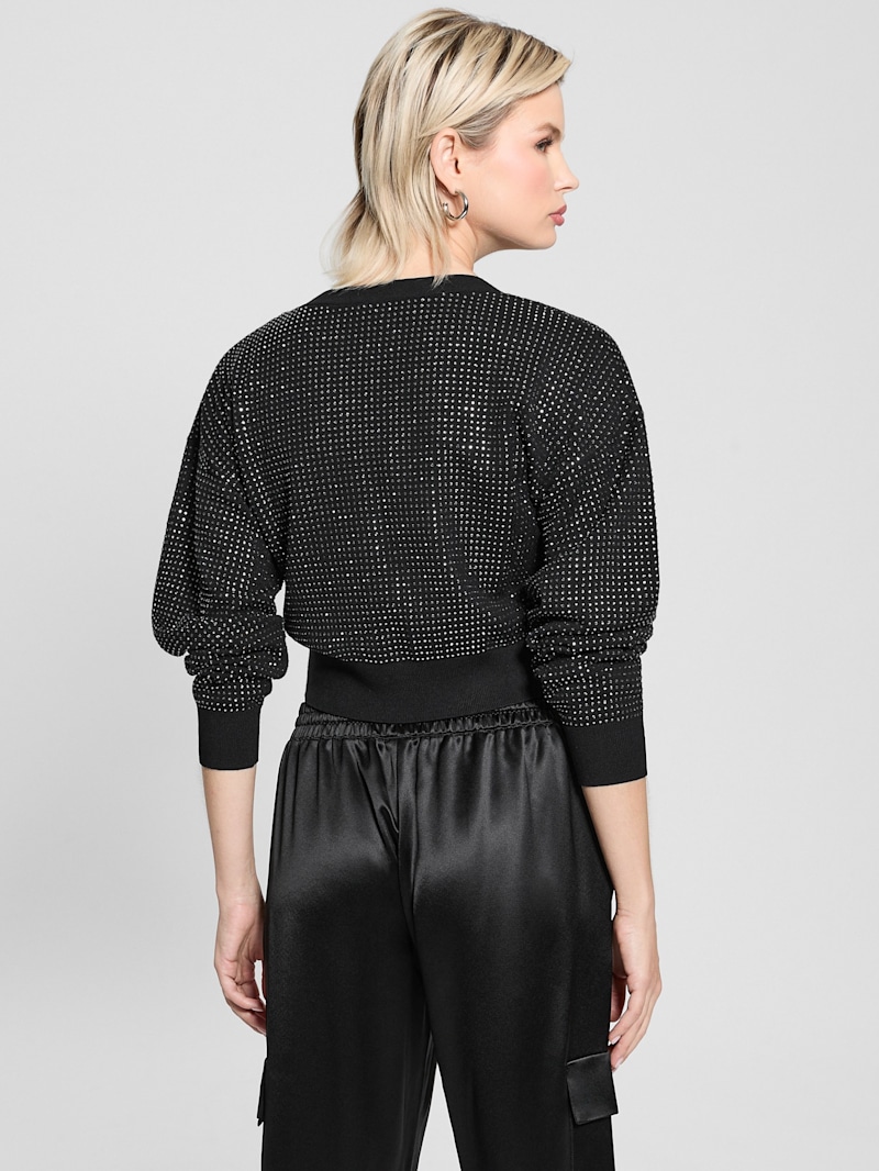 YOURS Khloe Rhinestone Cardigan | GUESS