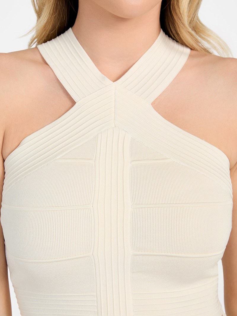 Staci Halter Sweater Top | GUESS