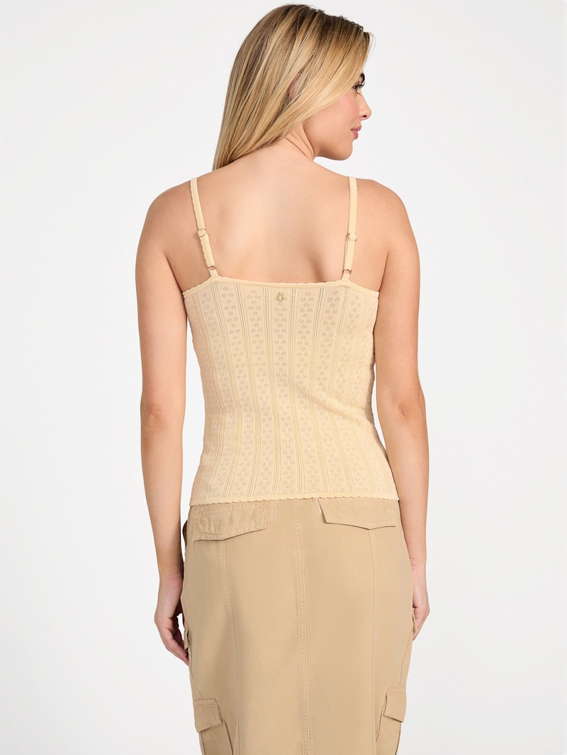 Reina Pointelle Sweater Cami | GUESS