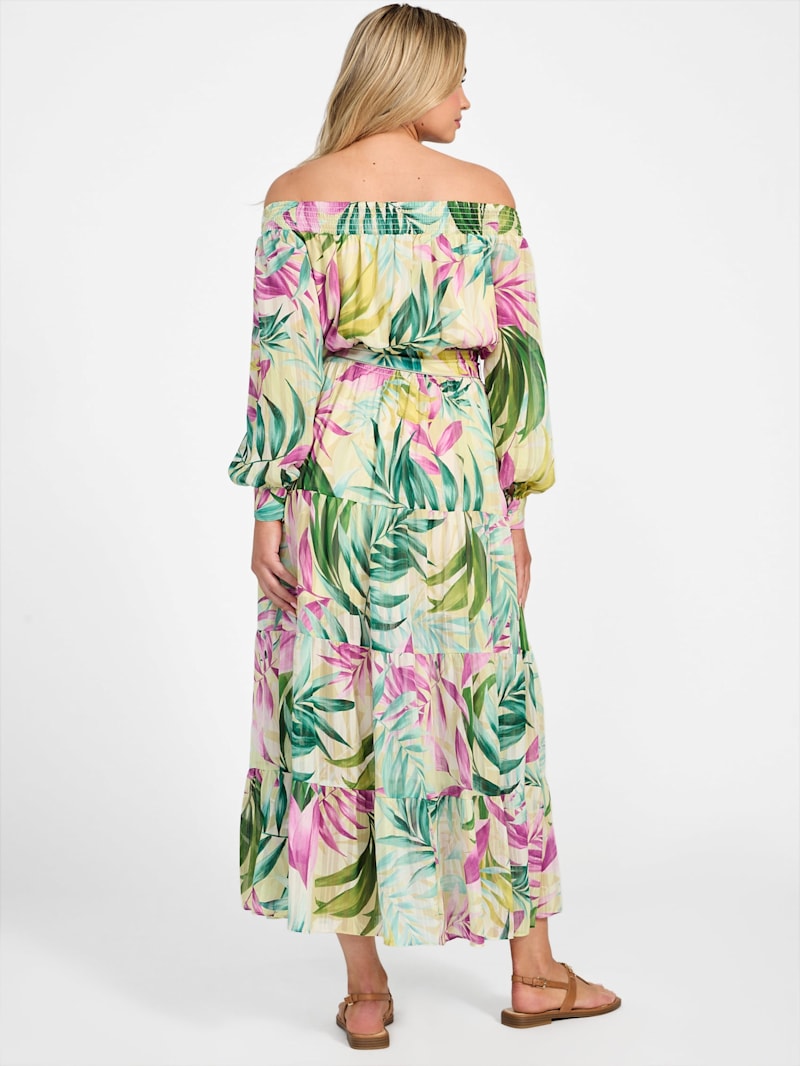 Eco Josee Printed Maxi Dress | GUESS Canada