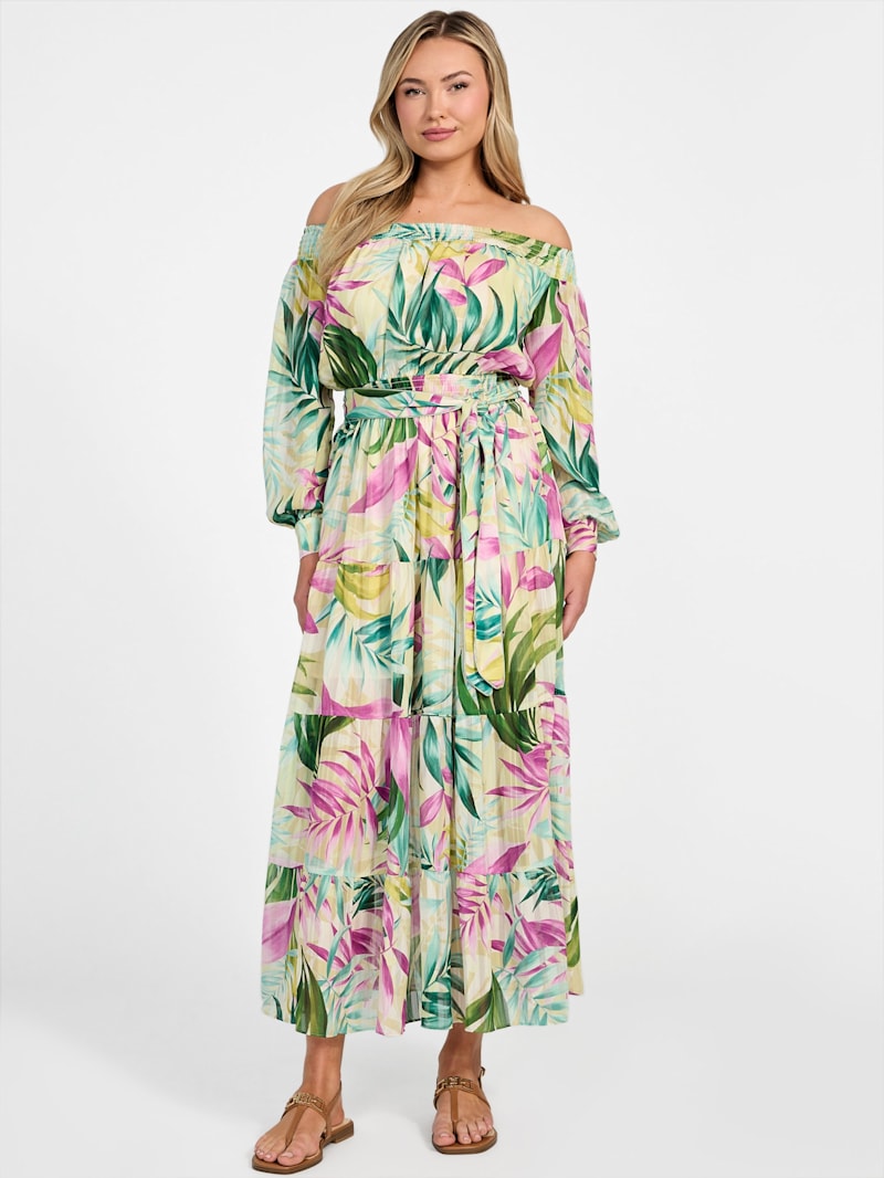 Eco Josee Printed Maxi Dress | GUESS