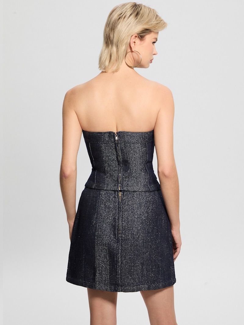 Missy Empire 【 Denim Corset Top Women 】 ファッション レディースファッション トップス その他トップス レディース Ophelia Short Sleeve Denim Corset - Light Wash | Levi's® US