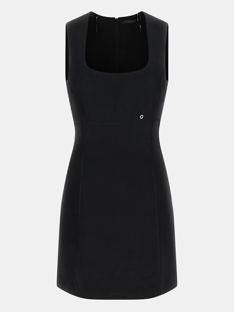 約5.3万円 タグ付 Arobe Pearl Frill Dress BLACK Black aria embroidered kaftan dress Lanvin - women - LANVIN