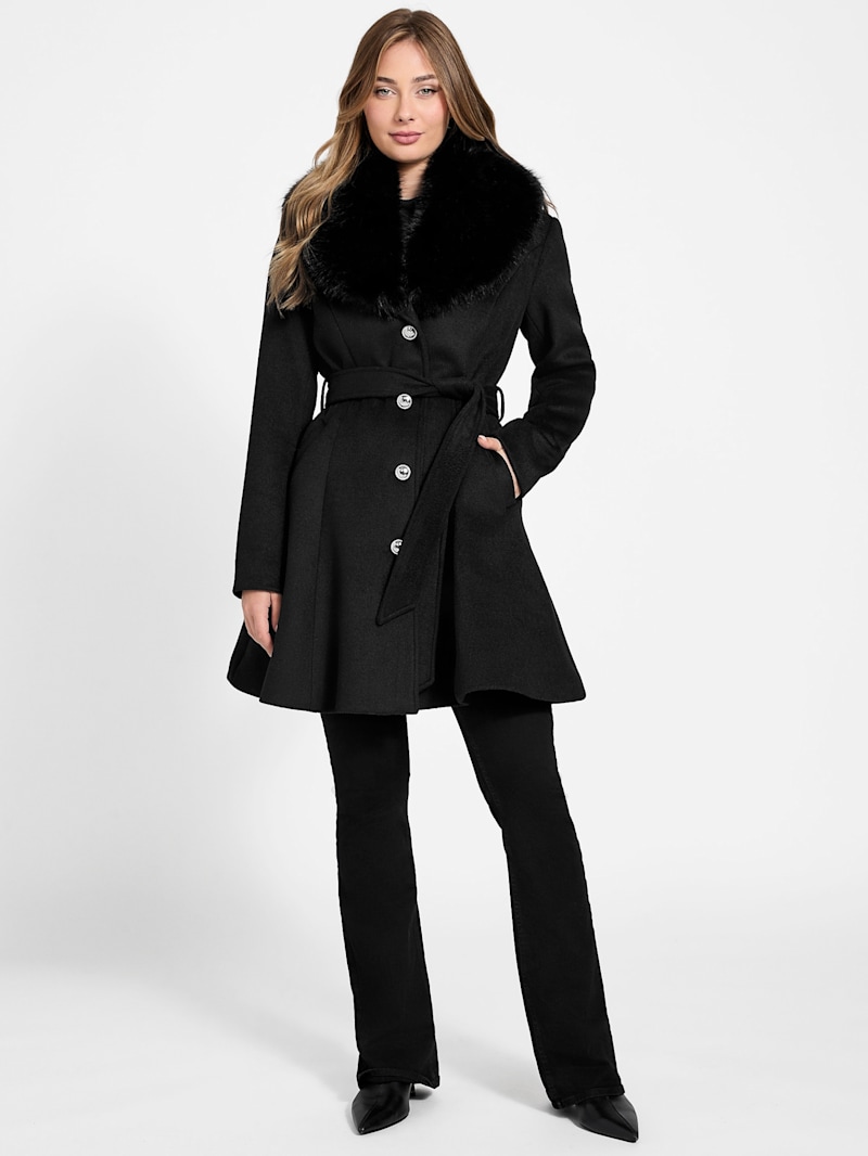 Eve Belted Coat | GUESS