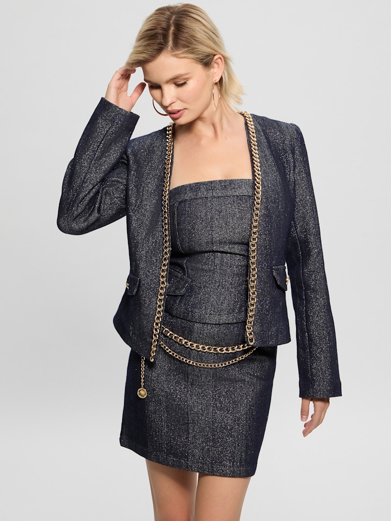 【新品未使用】M blind chic Gorilla Jacket レディース Eva Embroidered Jacket | GUESS