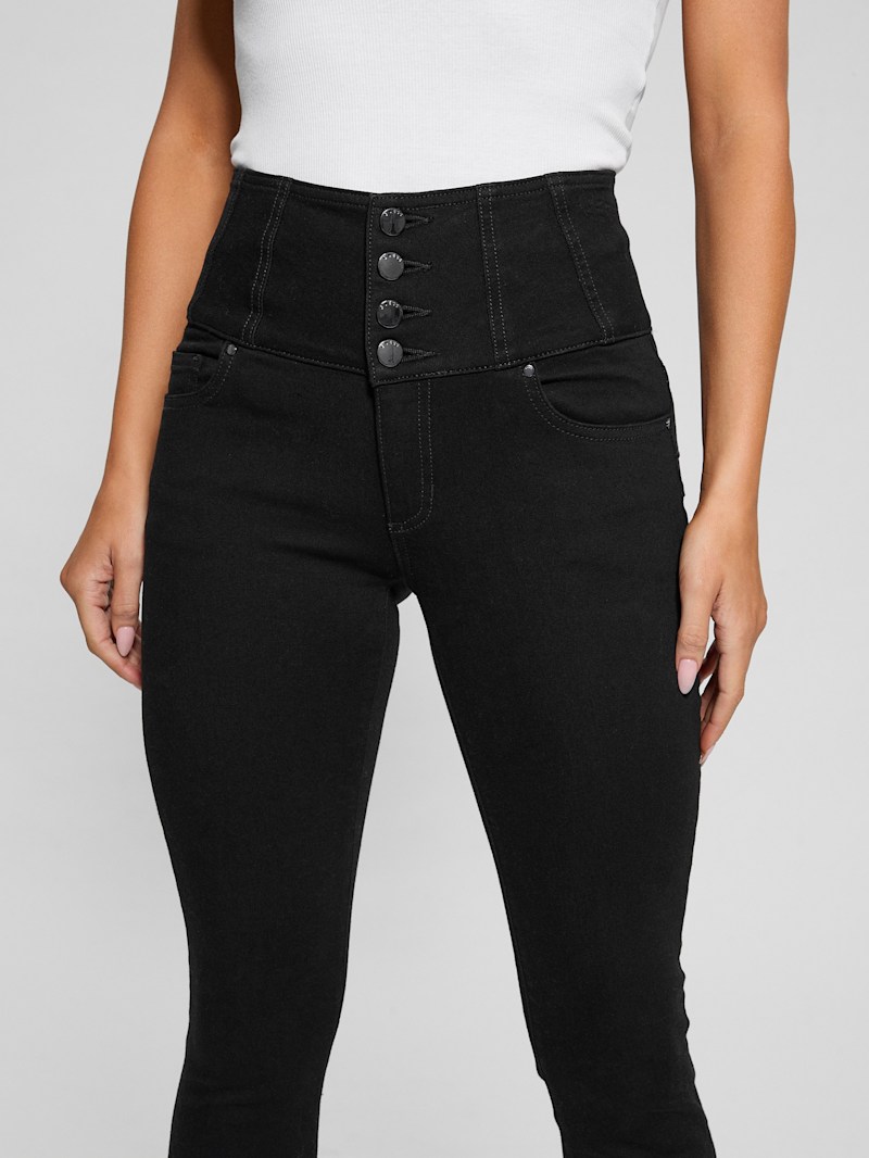 ★★Guess★★ Women's Black Flare Bust Cut YM1D3077 Bootcut & Flare | GUESS