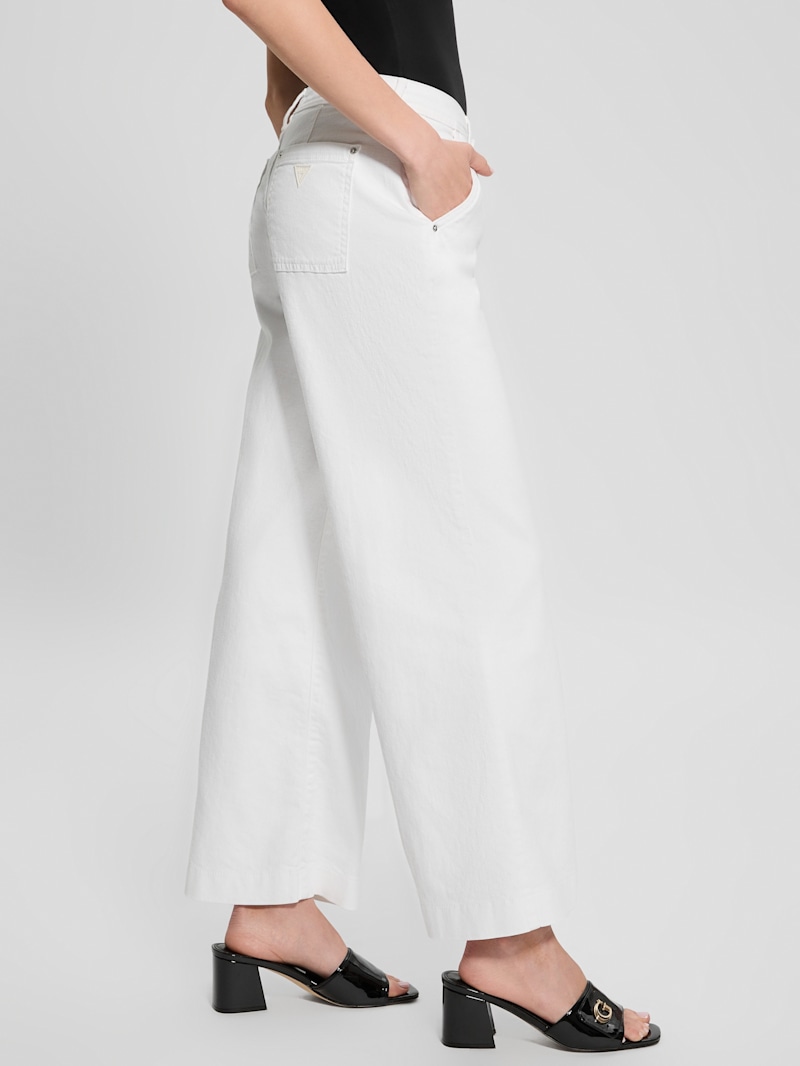 Eco Zoya Cropped Wide Jeans | GUESS