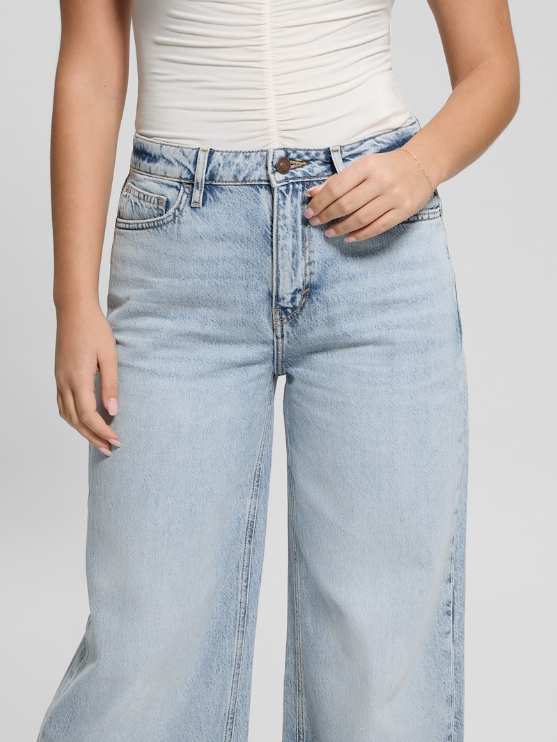Eco Bellflower Wide-Leg Jeans | GUESS
