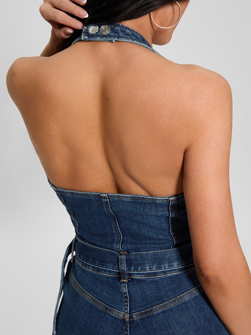 ボトムス imogen overall-blue denim 2yr dfd3e87306d02f8988e45fdfe0b7ee