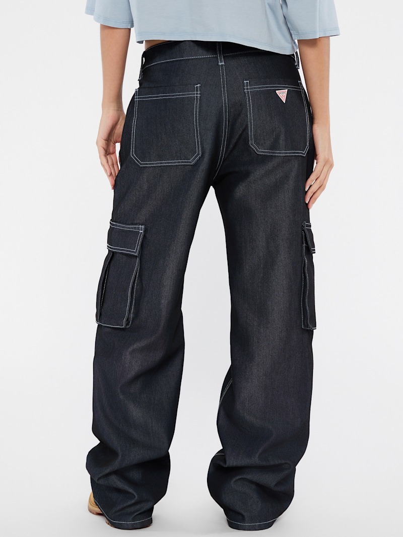 GUESS Originals Metallic Cargo Jeans | GUESS