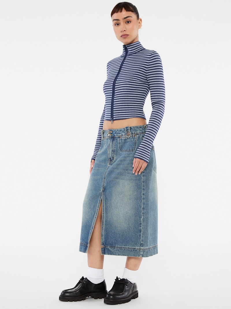GUESS Originals Denim Midi Skirt | GUESS