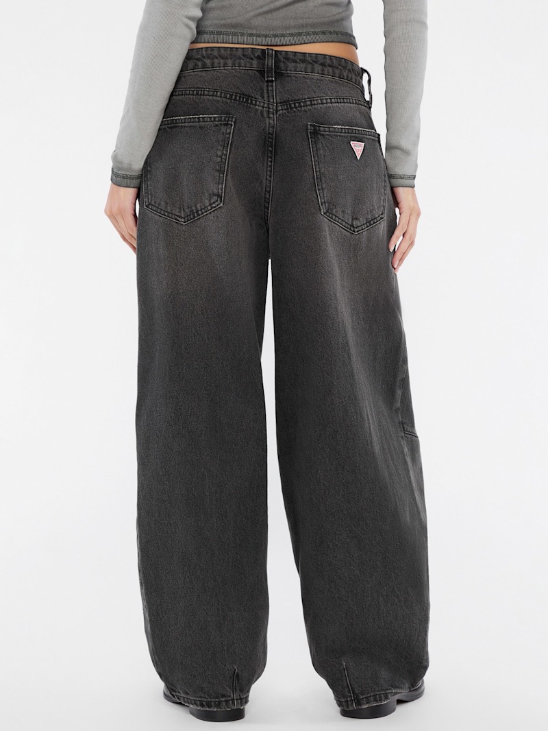 パンツ 90s vintage GUESS baggy black denim s-l400.png