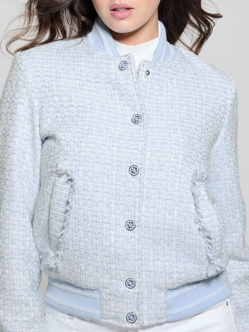 [GUESS]ECO-FUR★ジャケット★ Eva Embroidered Jacket | GUESS