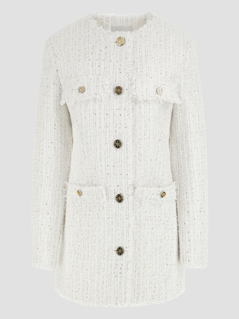 Eco Noelie Tweed Jacket | GUESS