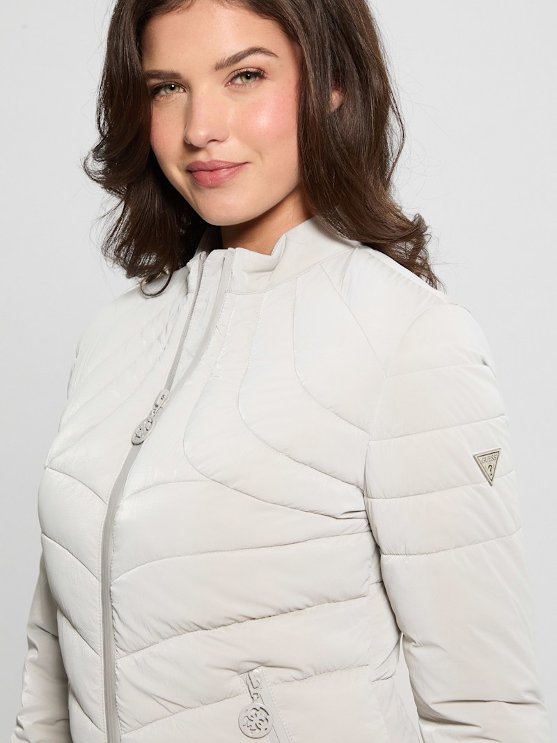 ☆☆GENERAL IDEA☆☆ WOMAN glossy short puffer [GREY] / WBD4 MUSINSA | GENERAL IDEA Glossy Short Puffer [4col] / WBD4L07509