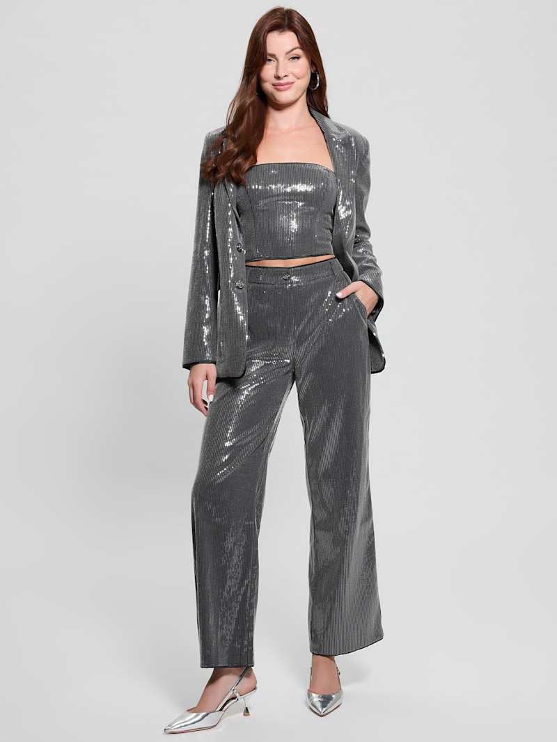 Doris Sequin Blazer | GUESS Canada
