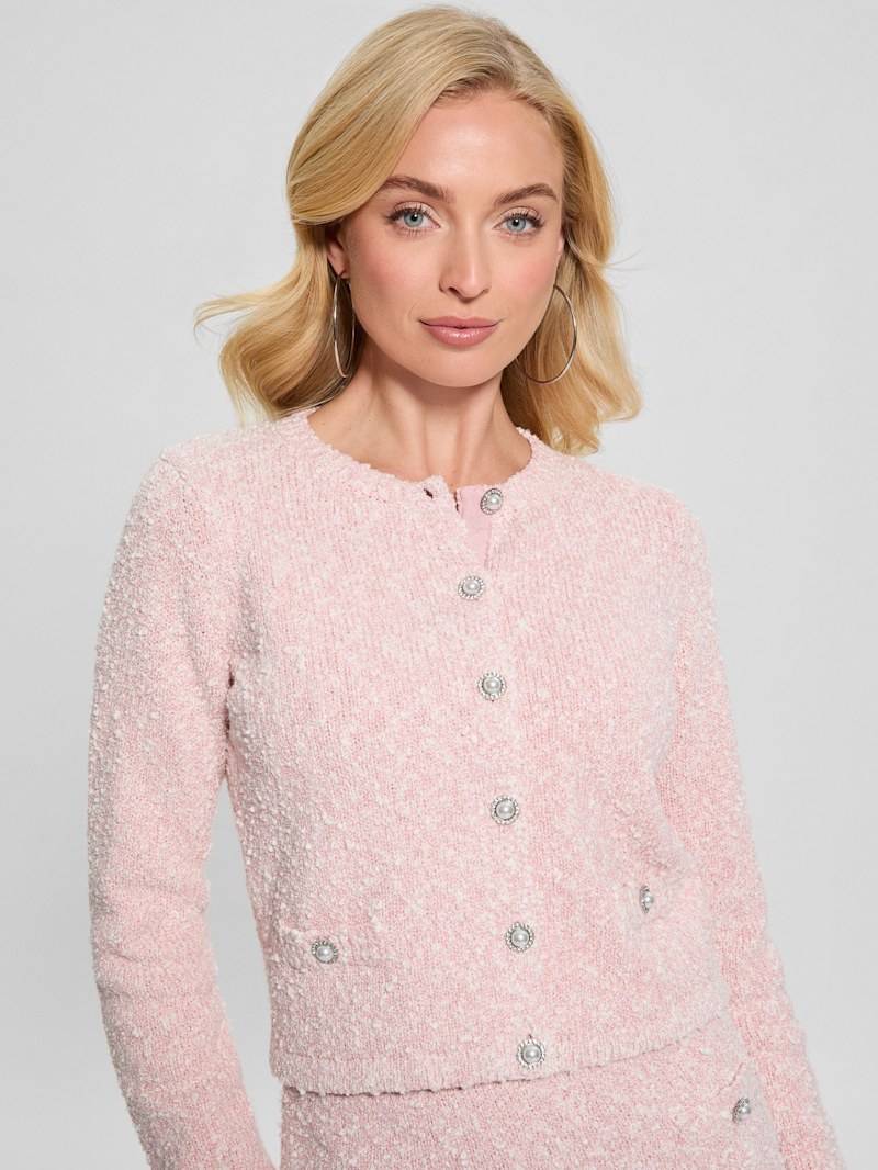 Eco Dorothy Bouclé Cardigan | GUESS