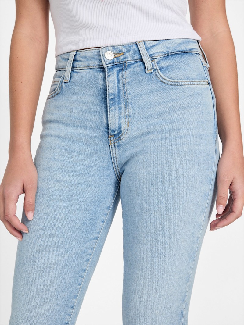 デニム・ジーパン KAOS Woman Jeans Blue QP6CR002 3019 Bershka Jeans Womans 8 Blue Mid Washed Y2K Cargo Wide Baggy