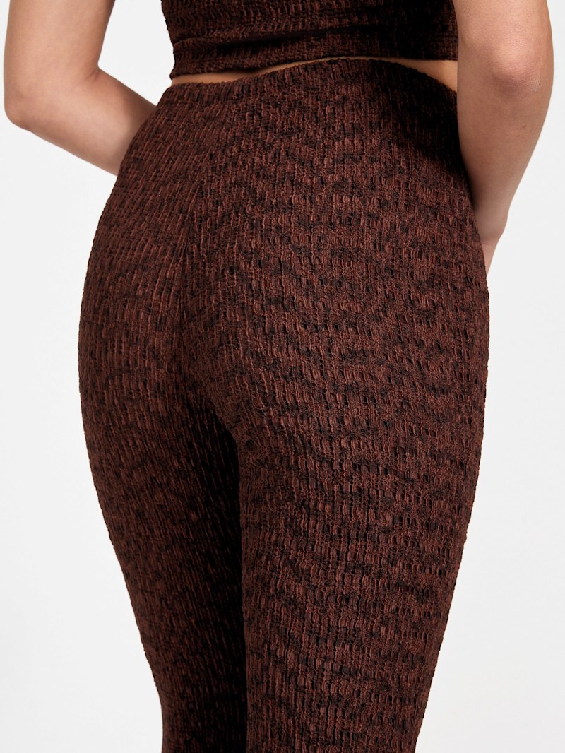 Eco Naleny Textured Pants | GUESS