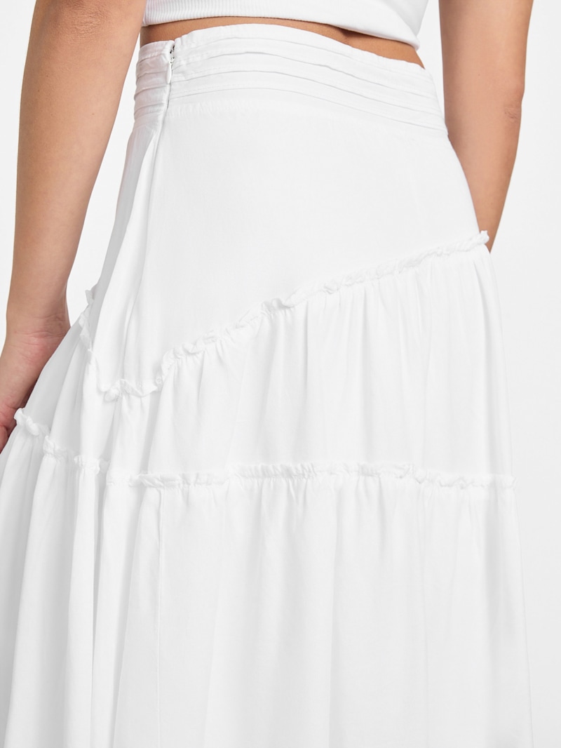 THE9SHOP EVERYDAY SKIRT ホワイト（Mサイズ） LACE UP SIDE DETAIL MINI SKIRT – OhYes Fashion