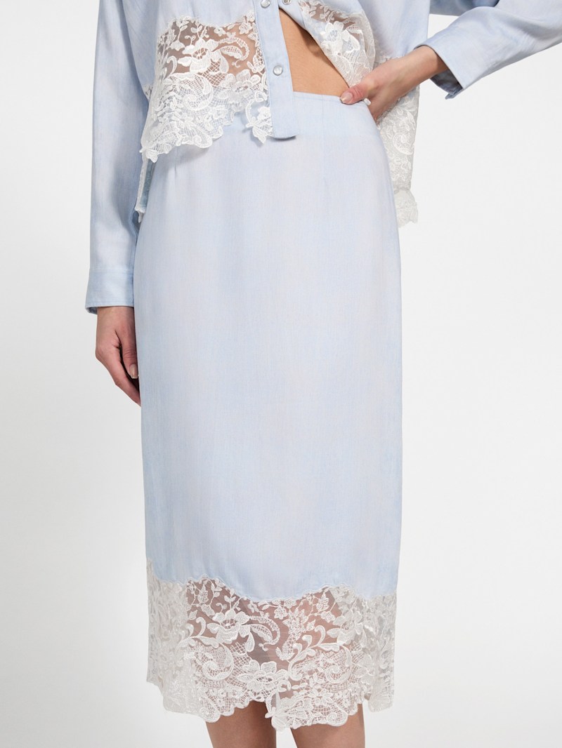 【NONCODE】Lana Brushed A-line Skirt Lumanuela structured A-line skirt | 38 | K44970-1200_38